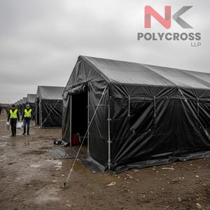 Bâche extérieure résistante aux intempéries et indéchirable, conçue pour les chantiers de construction, l'agriculture, les couvertures d'entrepôts, les bâches de camions et les tentes. - Product Image 3