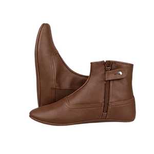 <b>Men's</b> Genuine Leather Waterproof <b>Socks</b> Islamic Prayer Khuff Wudu Footwear Premium Genuine Cow Leather Islamic Prayer Khuff <b>Socks</b> - Product Image 4