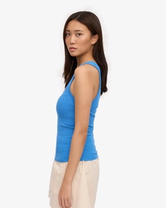 Solid Color Quick Dry Breathable Female Singlet Customized Women's Sleeveless O-neck Tank <b>Tops</b> - Product Image 3