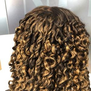 Vente en gros d'extensions de cheveux 100% vierges vietnamiennes Super Double Drawn Birman Curly Piano Color C Part - Product Image 6