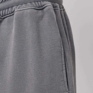 Pantalon de survêtement vintage délavé pour femme, coupe large, taille à cordon, style décontracté streetwear, ample et oversize, idéal pour la détente - Product Image 3