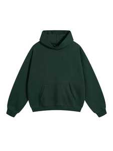 เสื้อฮู้ดผู้ชายสีเบอร์กันดี ทรงโอเวอร์ไซส์ ผ้าเฟรนช์เทอร์รี่ สวมใส่สบาย มีกระเป๋าหน้า เหมาะสำหรับใส่ในฤดูใบไม้ร่วง - Product Image 5