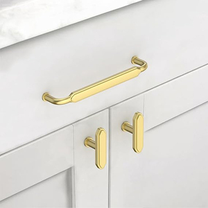 Tiradores de Cajón en Bronce Champán, Tiradores de Gabinete, Herrajes de Cocina, Manijas de Gabinete, Tiradores de Cajón, Perillas Metálicas - Product Image 5