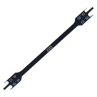 Jauge de mesure manuelle en acier inoxydable pour la hauteur des brackets orthodontiques, couleur personnalisée, instruments chirurgicaux dentaires légers