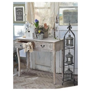 Iron Lantern Stand With Three Tiered Candle Holders For Home Decoration - Product Image 1