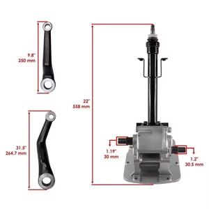 1673663M91 Steering Box Assembly with <b>U</b> <b>Clamp</b> Replacement for Agricultural Tractor Heavy Duty Steering Gear Part - Product Image 5