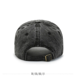Vintage Washed Distressed <b>Plain</b> Baseball <b>Cap</b> - 100% Cotton Soft Top Unstructured <b>Plain</b> Dad Hat - Product Image 5