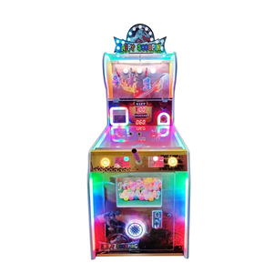 เครื่องเกมแลกตั๋วแฮปปี้สกูปปิ้งสำหรับผู้เล่น 1 คน |   ตู้เกมหยอดเหรียญแบบหมุนได้ 150W 110V/220V พร้อมของรางวัล - Product Image 1