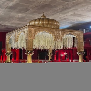 Domo Maharani y Mandap Estilo Jaki para Bodas, Diseño Moderno y Simple, Duradero para Exteriores - Product Image 4