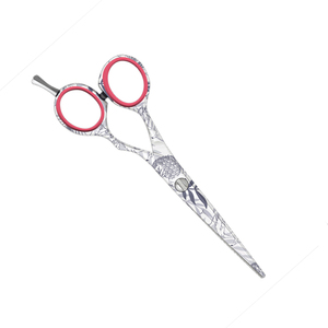 Ciseaux de coiffure en acier inoxydable personnalisés avec manche long pour une utilisation professionnelle par droitier dans les salons de coiffure - Product Image 5