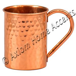 Mug en cuivre pur pour Mule de moscou, 1 pièce, avec poignée en laiton, 16 oz, Design de baril classique, accessoire pour la maison - Product Image 4