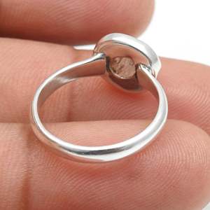 Classic & Simple Design 925 Sterling Silver Jewelry Handmade <b>Boho</b> <b>Rings</b> Available At Bulk Wholesale Jewelry With Labradorite - Product Image 5