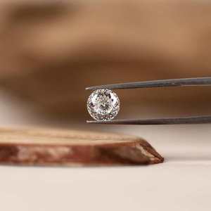 Diamante Suelto de Corte Portugués Azul de Lujo, Redondo, con Alto Brillo, Venta al Por Mayor - Product Image 4