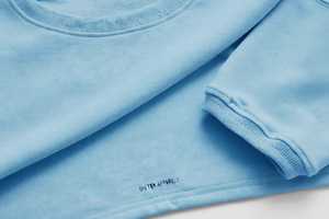 เสื้อสเวตเชิ้ตแขนทรงปีกค้างคาวสีน้ำเงินสำหรับผู้หญิงจาก Oneten Apparels ทรงหลวม คอกลม - Product Image 5