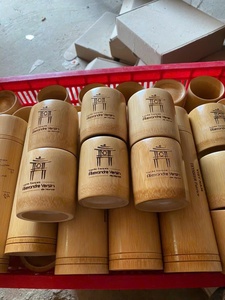 Vasos de Fibra de Bambú 100% Biodegradables con Tapa, 120 ml, Eco2go Vietnam, Empaquetados en Cartón, Gran Venta 2025 - Product Image 4