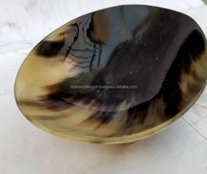 Unique Finished <b>African</b> OX Buffalo Horn Bowl Supplier New Design Handcrafted Salad Serving Horn Bowl Manufacturer - Product Image 5