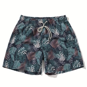 Men's casual <b>shorts</b> Streetwear apparel Summer beachwear Woven cotton fabric Relaxed silhouette Drawstring Closure - Product Image 1