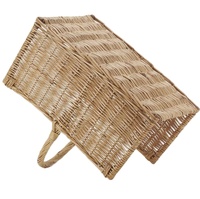 Grossiste Nouveau design 100% Porte-bûches en rotin Porte-bois de chauffage Hangar de stockage de bois de chauffage intérieur pour la décoration d'automne fabriqué au Vietnam