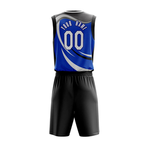 ชุดกีฬาบาสเก็ตบอล เสื้อเจอร์ซีย์ออกกำลังกาย ปักโลโก้แบบซับลิเมชั่นตามสั่ง พร้อมชื่อทีม หมายเลข และชุดทีมสำหรับวิทยาลัย - Product Image 4