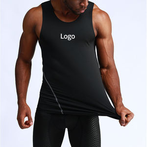 Camiseta sin mangas de malla para hombre, de secado rápido, para culturismo, fitness, musculación, con hombros anchos, para gimnasio, deportiva - Product Image 4