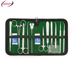 Vente en gros Kit de dissection pour étudiants en biologie médicale Kit de dissection chirurgicale Surtechs en acier inoxydable - Product Image 3