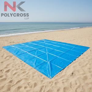 Bâche en tissu pour tente de secours, bâche d'urgence résistante aux UV et imperméable pour abri d'urgence, idéale pour les camps de réfugiés (OEM) - Product Image 6