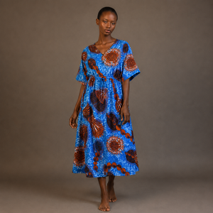 Tissu africain imprimé wax Ankara en coton, motifs tribaux traditionnels Dashiki Kitenge, textile Dutch Wax pour robes, mode, vente en gros, export - Product Image 1