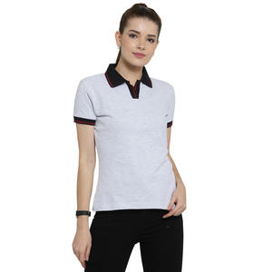 Camisa Casual Transpirable para Mujer, Color Blanco y Negro, Tela de Poliéster/Algodón, Excelente Calidad, Venta al Por Mayor - Product Image 1