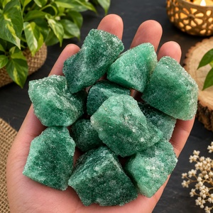 Oferta Especial: Cristal de Jade Verde Natural en Bruto, Gema Verde sin Pulir, Piedras de Cristal Curativas para Joyería y Decoración del Hogar - Product Image 1