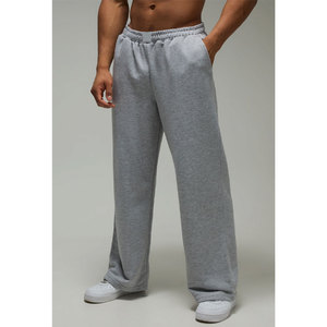 <b>Men's</b> Fleece Jogger Pants Thick Warm Sweatpants <b>Elastic</b> <b>Waist</b> Winter Sports <b>Trousers</b> - Product Image 1