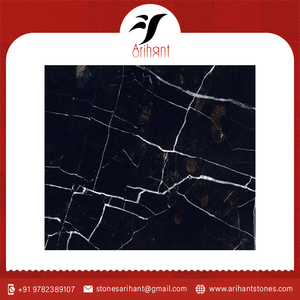 Baldosas de Mármol Negro Marino Natural para Pisos, Revestimientos de Paredes y Proyectos Decorativos para el Hogar - Product Image 6