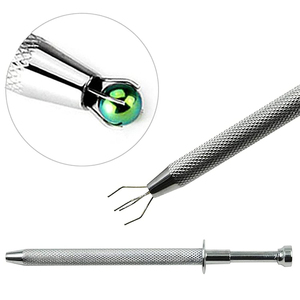 En gros, Pinces de préhension à 4 griffes en acier inoxydable pour perles, pierres précieuses et tatouages - Product Image 4
