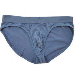 Calzoncillos de Hombre al por Mayor, OEM, Cintura Media, Azul Sólido, Ecológicos, con Logotipo Personalizado, 100% Algodón, Transpirables, Sin Costuras, de Secado Rápido, Tejidos - Product Image 1