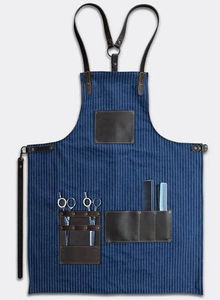 Premium Professional <b>Black</b> Jeans <b>Apron</b> for Barber and Hair Stylist Best Selling Unisex Wholesale <b>Apron</b> with Custom Logo Design - Product Image 2