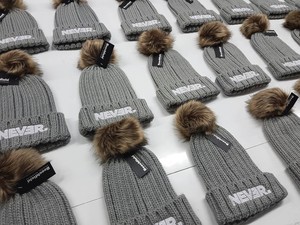 Custom Ribbed Beanie <b>Cap</b> with Stretch Knit Construction Warm Winter Comfort and OEM ODM Production - Product Image 1
