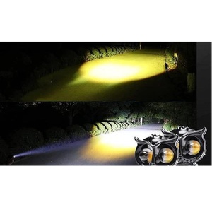 ไฟตัดหมอก ELTRON TURBO รูปทรงนกฮูก LED สำหรับรถออฟโรด 110W DC 12V-24V ตัวเรือนอะลูมิเนียมแข็งแรงทนทาน แสงสีเหลืองและสีขาวสว่างสูง สำหรับการขับขี่ - Product Image 3