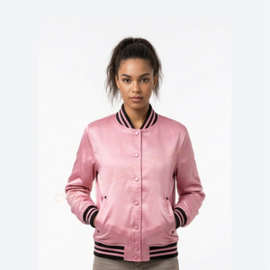 Chaqueta Varsity de Lona Estampada para Mujer, al Por Mayor, de Alta Calidad, al Mejor Precio, Transpirable, Cómoda, Moderna, Ajustable, de Algodón - Product Image 6