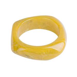 Flower Pattern Acrylic <b>Resin</b> Lucite Bangle Bracelet for Women-Trendy Gift Jewelry - Product Image 1
