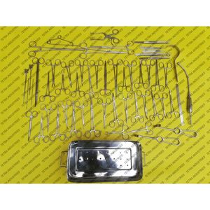 Juego de Instrumentos Quirúrgicos para Laparotomía, 50 Piezas, Básico, Más Vendido, con Caja, Acero Inoxidable Alemán, Certificado CE ISO - Product Image 1