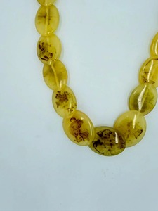 Collar de resina ecológica hecho a mano de la mejor calidad, moderno, clásico, con perlas, para boda, regalo para mujer. - Product Image 2