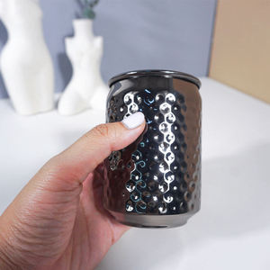 Ensemble de tasses à boire en acier inoxydable martelé, gobelets métalliques réutilisables, verres à eau, verres à cocktail, verres à jus, articles de cuisine et de bar - Product Image 2