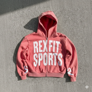 เสื้อฮู้ดดี้สีเทาพิมพ์ลายโลโก้ตามสั่ง สไตล์ล่าสุด ราคาสุดคุ้ม ซิปหน้า ล้างสีแบบวินเทจ ผ้าฟลีซ สตรีทแวร์ สำหรับผู้ชาย - Product Image 5