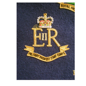 Customized New Embroidery Crown <b>Badge</b> Red Fabric <b>Sew</b>-On Hand Made <b>Badges</b> Embroidered on <b>Badges</b> - Product Image 4