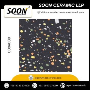 Próximamente: Azulejos de Pared Interiores de Porcelana y Cuarcita, 600x600mm, Imitación Piedra, Acabado Brillante, Antibacteriano, Resistente a los Ácidos - Product Image 2
