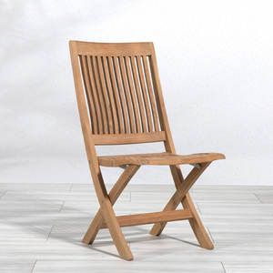 Sillón de Patio Moderno de Madera de Teca Sólida Ligera y Ecológica, Muebles de Exterior Duraderos para la Industria Hotelera, Venta al Por Mayor - Product Image 1