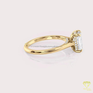 Anillo de Compromiso de Moissanita de Alta Demanda, Elegante Colección de Joyería para Mujer, Disponible al Mejor Precio del Mercado - Product Image 4