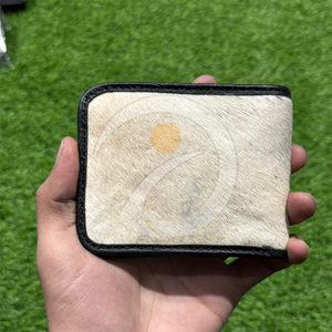 Wholesale Handmade Cowhide Hair <b>Wallet</b> Mens <b>Compact</b> Leather Card Sleeve With Premium Artisan Craftsmanship - Product Image 3