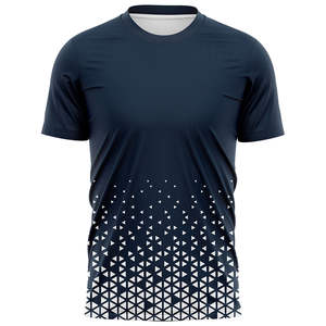 T-shirts de sport pour hommes, blancs, 100% polyester, à séchage rapide, pour la course et la gym, personnalisables par sublimation, vierges ou imprimés, vente en gros - Product Image 2