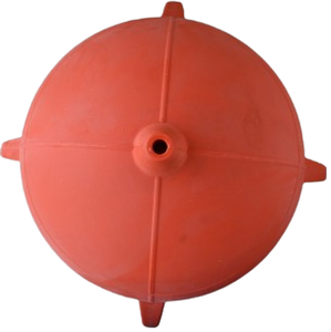 Bouée d'amarrage en plastique moulé par rotation AQUATEC Orange 750 mm, flotteur marin, marqueur d'ancre, usage industriel, Indonésie - Product Image 2