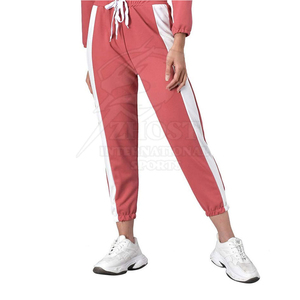 <b>Women</b> Heavyweight Hooded Color Block <b>Tracksuit</b> Set Zip Jacket Jogger Pants Casual Sportswear Winter Breathable Full Sleeve <b>White</b> - Product Image 5
